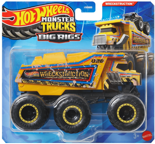 Hot Wheels Monster Trucks - Big Rigs - Wreckstruction