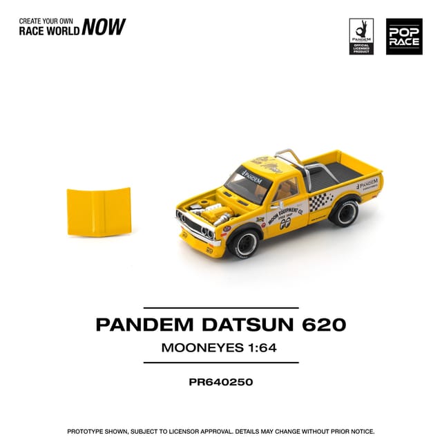 POP RACE Pandem Datsun 620 Mooneyes - PR640250