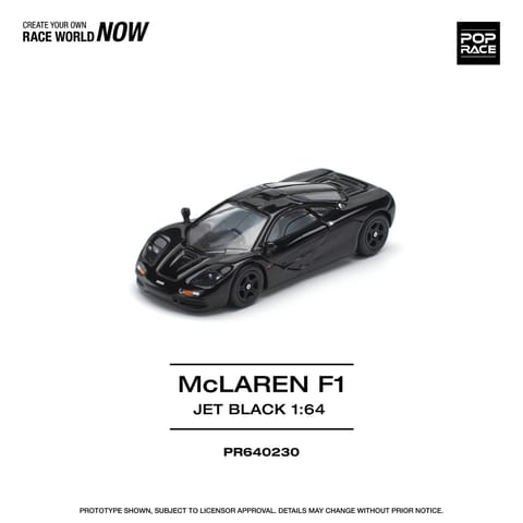 POP RACE McLaren F1 Jet Black - PR640230