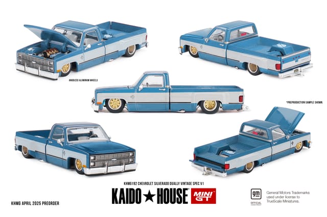 Mini GT Kaido House 192 Chevrolet Silverado Dually Vintage Spec V1