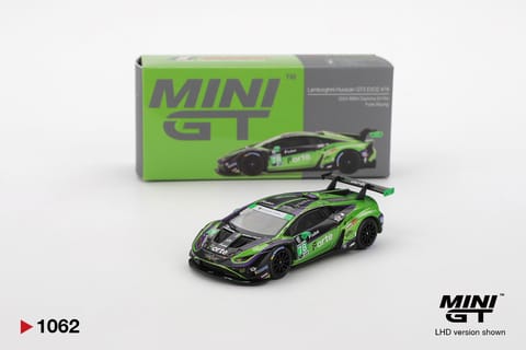 Mini GT 1062 Lamborghini Huracán GT3 EVO2 #78 Forte Racing 2024 IMSA Daytona 24 Hrs