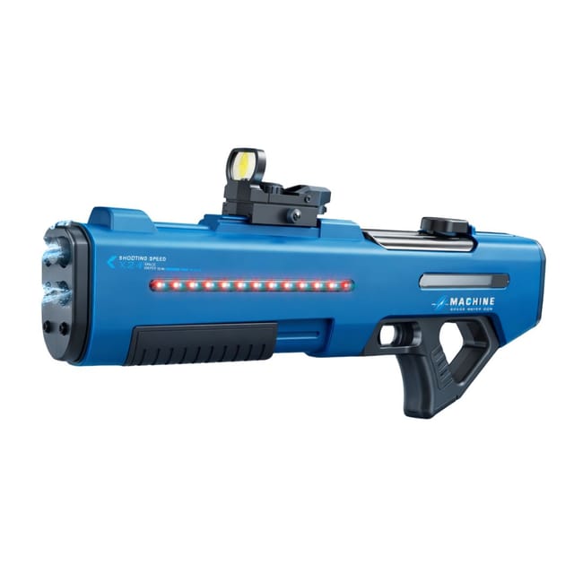 Dual Nozzle Electric Water Gun – Blue