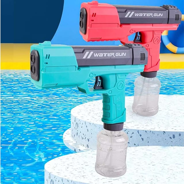 Dual Shot Electric Water Gun – 300ml (USB Rechargeable)