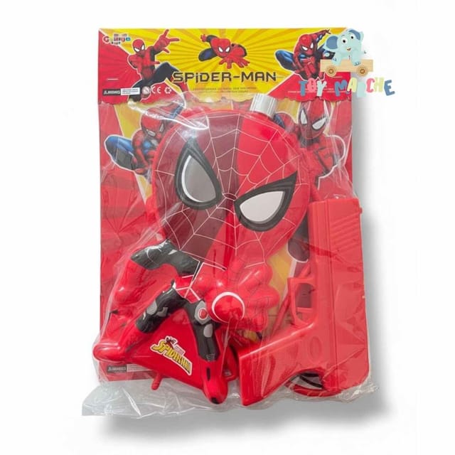Spider Hero Backpack Holi Water Tank with Blaster