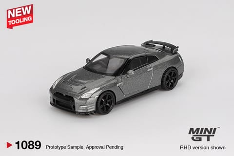 Mini GT 1089 NISSAN GT-R 2013 Dark Metal Gray (NISMO R35 CRS Version)