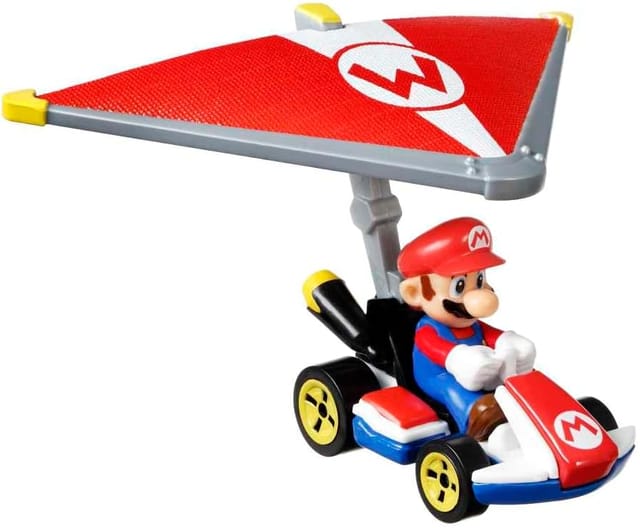 Hot Wheels MarioKart - Mario Standard Kart and Super Glider