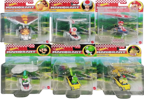 Hot Wheels MarioKart Set of 6