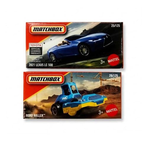 Matchbox 2021 Lexus LC 500 And Road Roller