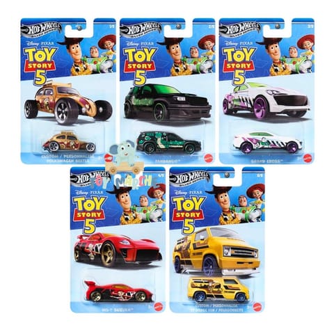 Hot Wheels Toy Story 5 - Set of 5