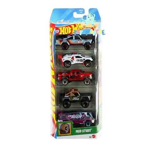 Hot Wheels 5 Car Pack - Mud Studs