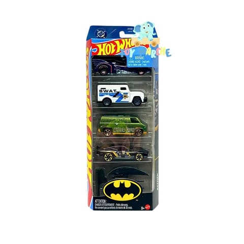 Hot Wheels 5 Car Pack - Batman