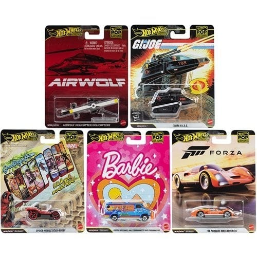 Hot Wheels Pop Culture 2026 - Set of 5
