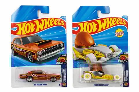 Hot Wheels '68 Dodge Dart and Eggshelleracer