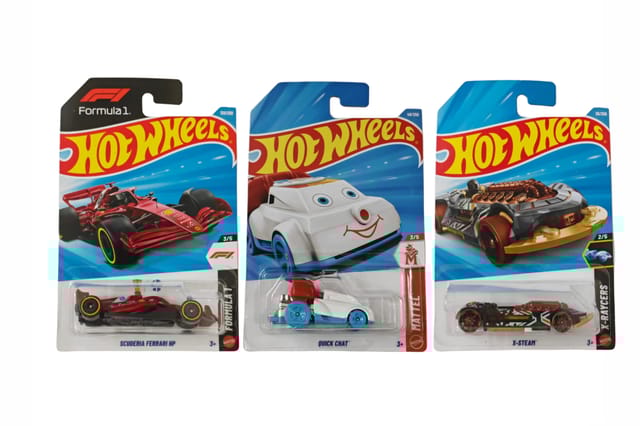 Hot Wheels Scuderia Ferrari Hp ,Quick Chat and X- Steam