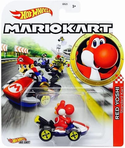 Hot Wheels MarioKart - Red Yoshi