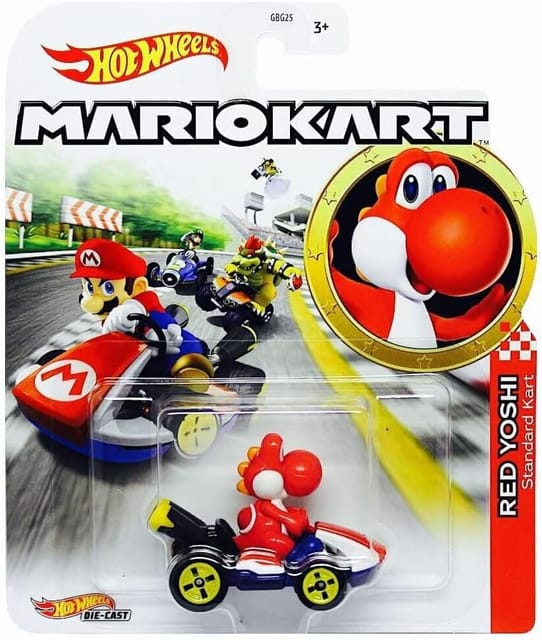 Hot Wheels MarioKart - Red Yoshi