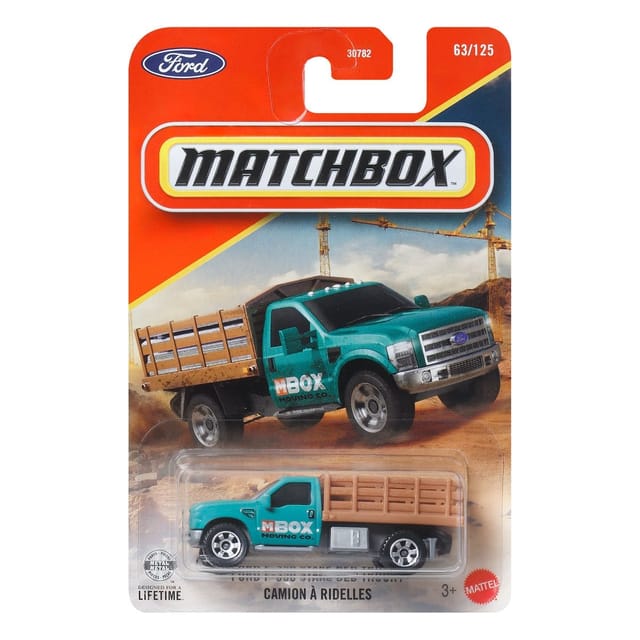 Matchbox Ford F-350 Stake Bed Truck / Camion A Ridelles