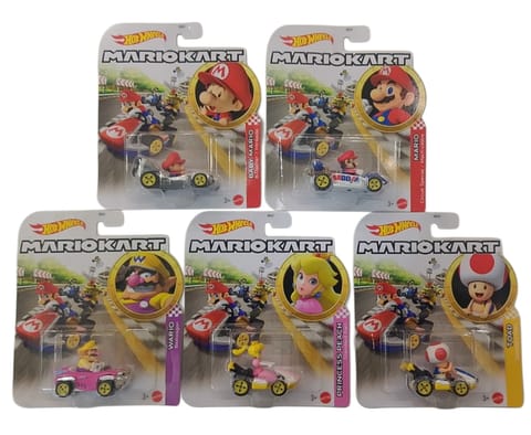 Hot Wheels 2026 Mario Kart -Set of 5