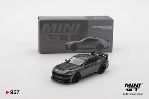 Mini GT 957 Ford Mustang Dark Horse 2024 Carbonized Gray