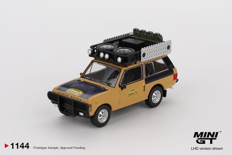 Mini GT 1144 Range Rover 1981 Camel Trophy Sumatra C.Swoboda & K.Mentel Winner