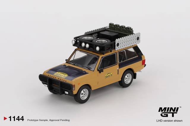Mini GT 1144 Range Rover 1981 Camel Trophy Sumatra C.Swoboda & K.Mentel Winner