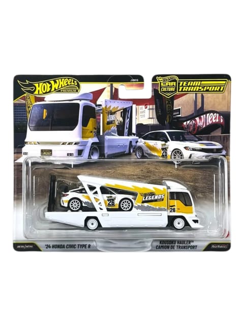 Hot Wheels Car Culture Team Transport '24 Honda Civic Type R / Kousoku  Hauler Camion De Transport