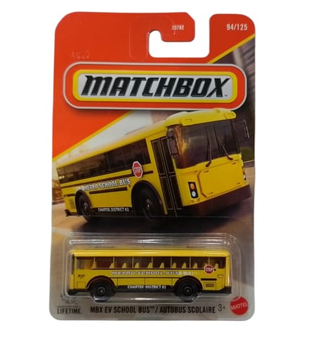Matchbox MBX Ev School Bus / Autobus Scolaire