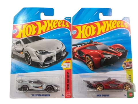 Hot Wheels '20 Toyota GR Supra and Mach Speeder