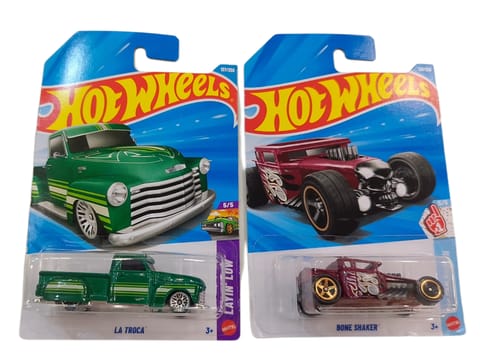 Hot Wheels La Troca and Bone Shaker