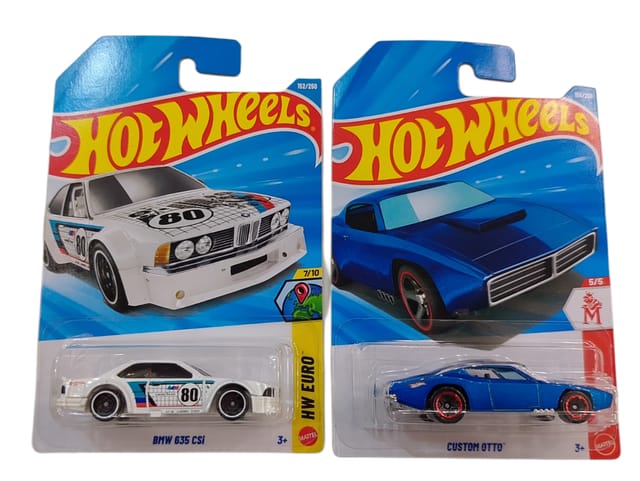 Hot Wheels BMW 635 Csi and Custom Otto