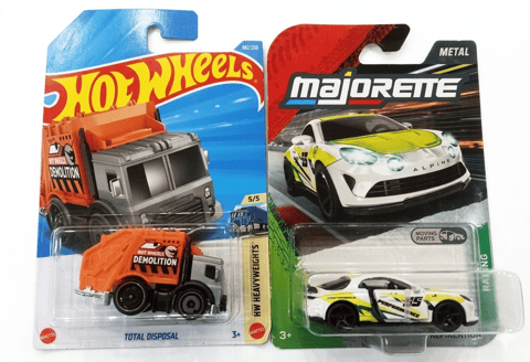 Hot Wheels Total Disposal and Majorette Racing  Cars Alpine A110 R