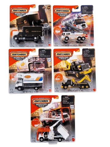 Matchbox Working Rigs Set of 5