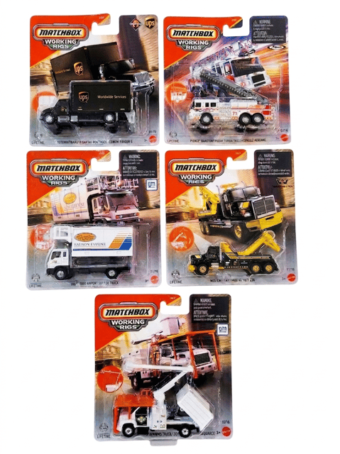 Matchbox Working Rigs Set of 5