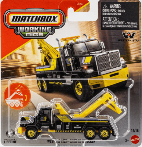 Matchbox Working Rigs Western Star 6900 XD Wrecker