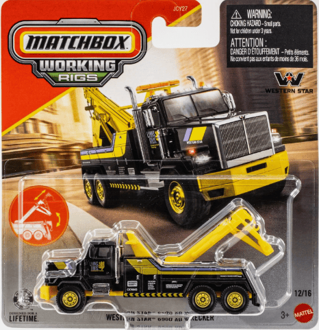Matchbox Working Rigs Western Star 6900 XD Wrecker