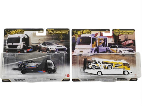 Hot Wheels Car Culture Team Transport - Ford Mustang and Honda Civic Combo