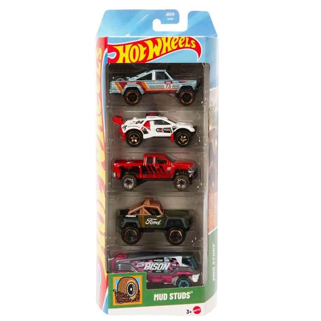 Hot Wheels 5 Car pack - Mud Studs