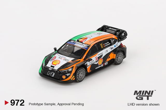Mini GT 972 Hyundai i20 N Rally1 #11 2023 Rally Croatia  Power Stage Winner
