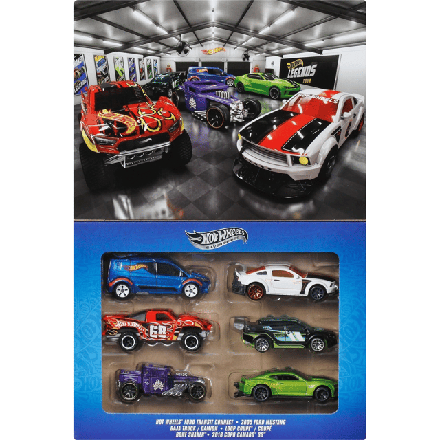 Hot Wheels Silver Series Legends 6 Cars Box Set