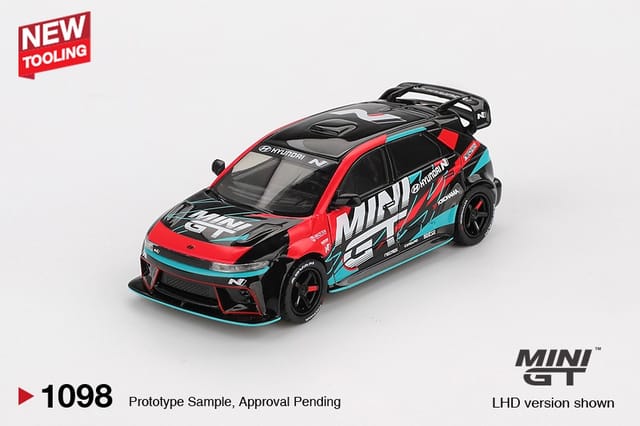 Mini GT 1098 Hyundai Ioniq 5N MINI GT RS-01T 2025 Tokyo Auto Salon LHD
