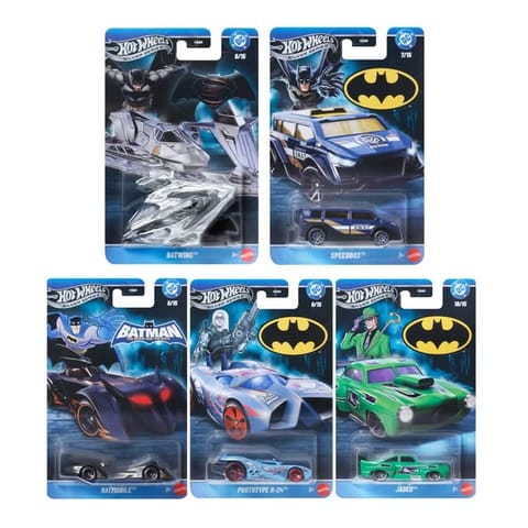 Hot Wheels 2026 Silver Series Batman - Set Of 5
