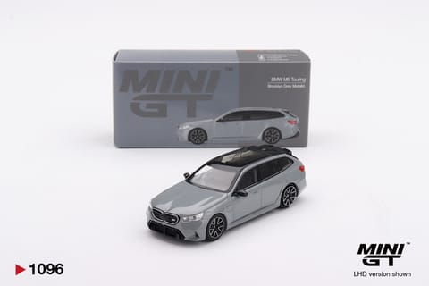 Mini GT 1096 BMW M5 Touring Brooklyn Grey Metallic