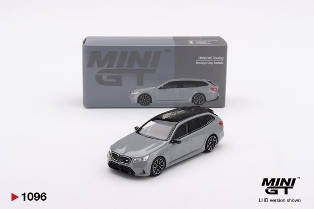Mini GT 1096 BMW M5 Touring Brooklyn Grey Metallic