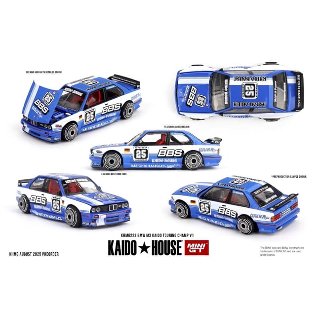 Mini GT Kaido House 223 BMW M3 Kaido Touring Champ V1