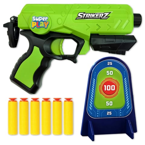 Superplay Strikerz Foam Bullet Gun with Scoring Target