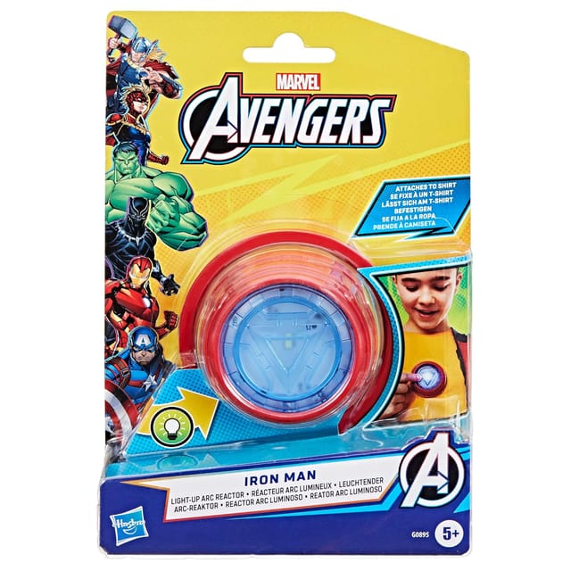 Hasbro Marvel Avengers Iron Man Light-Up Arc Reactor Electronic Roleplay Toy