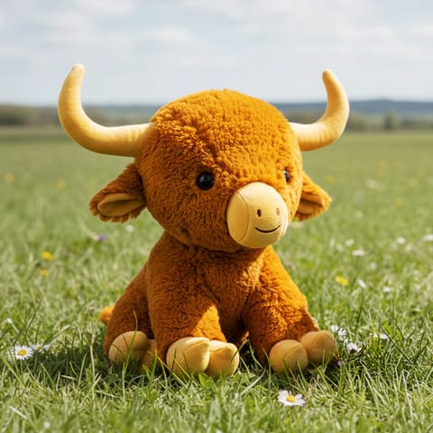 Mirada Highland Cow Plush Toy – 40 cm