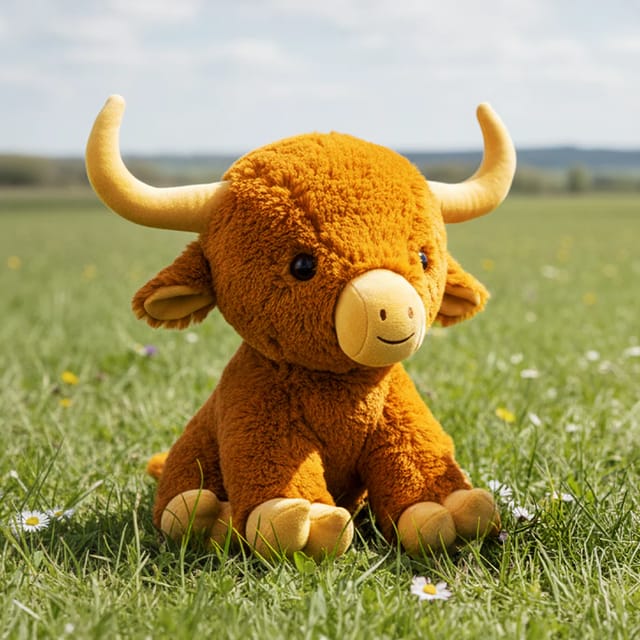 Mirada Highland Cow Plush Toy – 40 cm