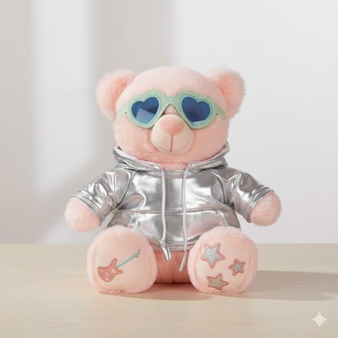 Mirada Rockstar Teddy Bear - 25 cm